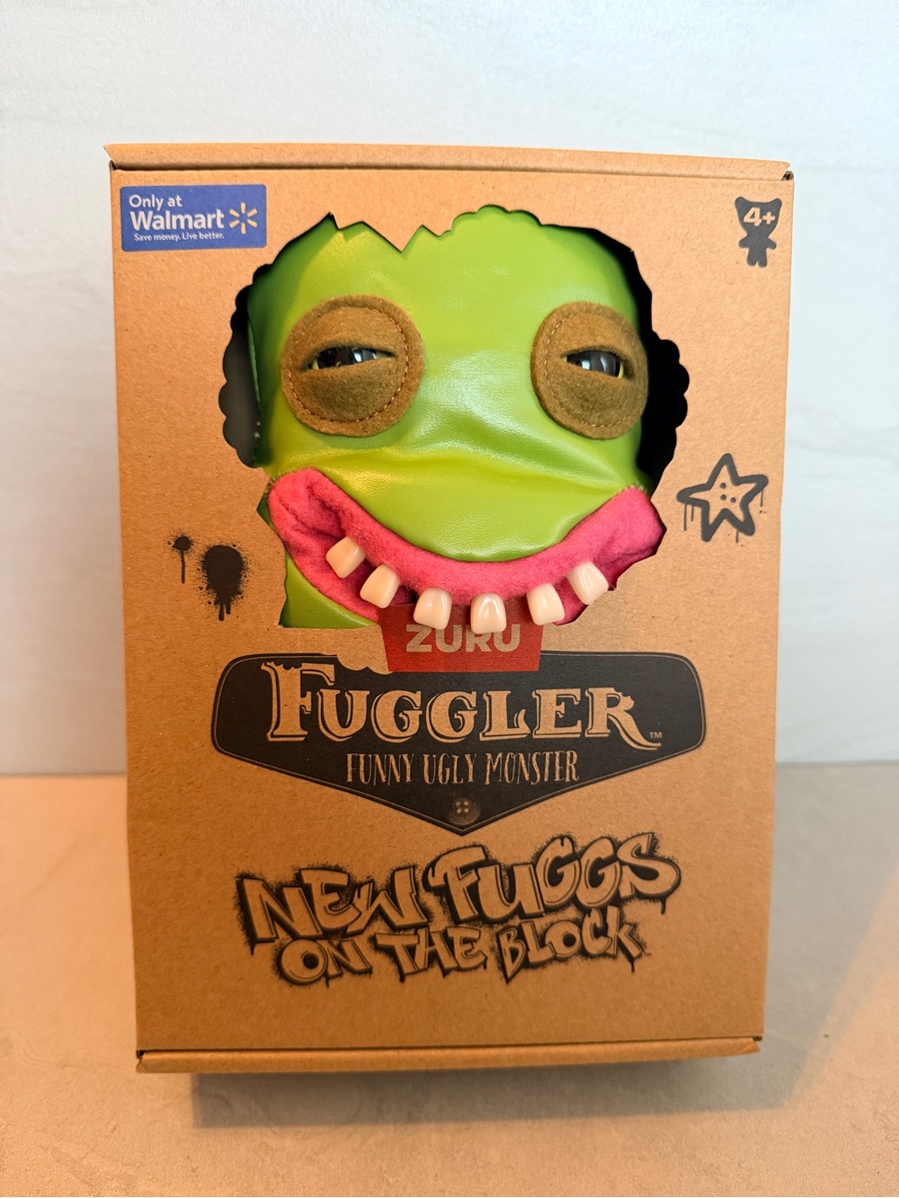 ZURU FUGGLER FUGGS on the Block SHAMELESS GOOF Green Funny UGLY Monster NEW